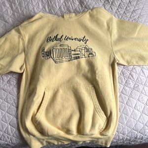 Bethel University yellow hoodie XS